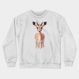 Cute Deer Drawing Crewneck Sweatshirt